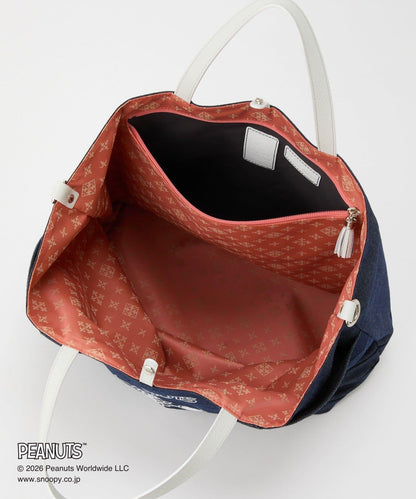 PEANUTS（花生漫畫） × russet 雙面大托特包