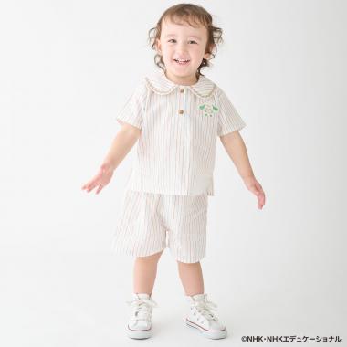 いないいないばあっ!（躲貓貓） 衿つき兩件套