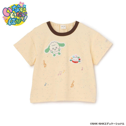いないいないばあっ!（躲貓貓！） 刺繡音符系列 半袖T恤
