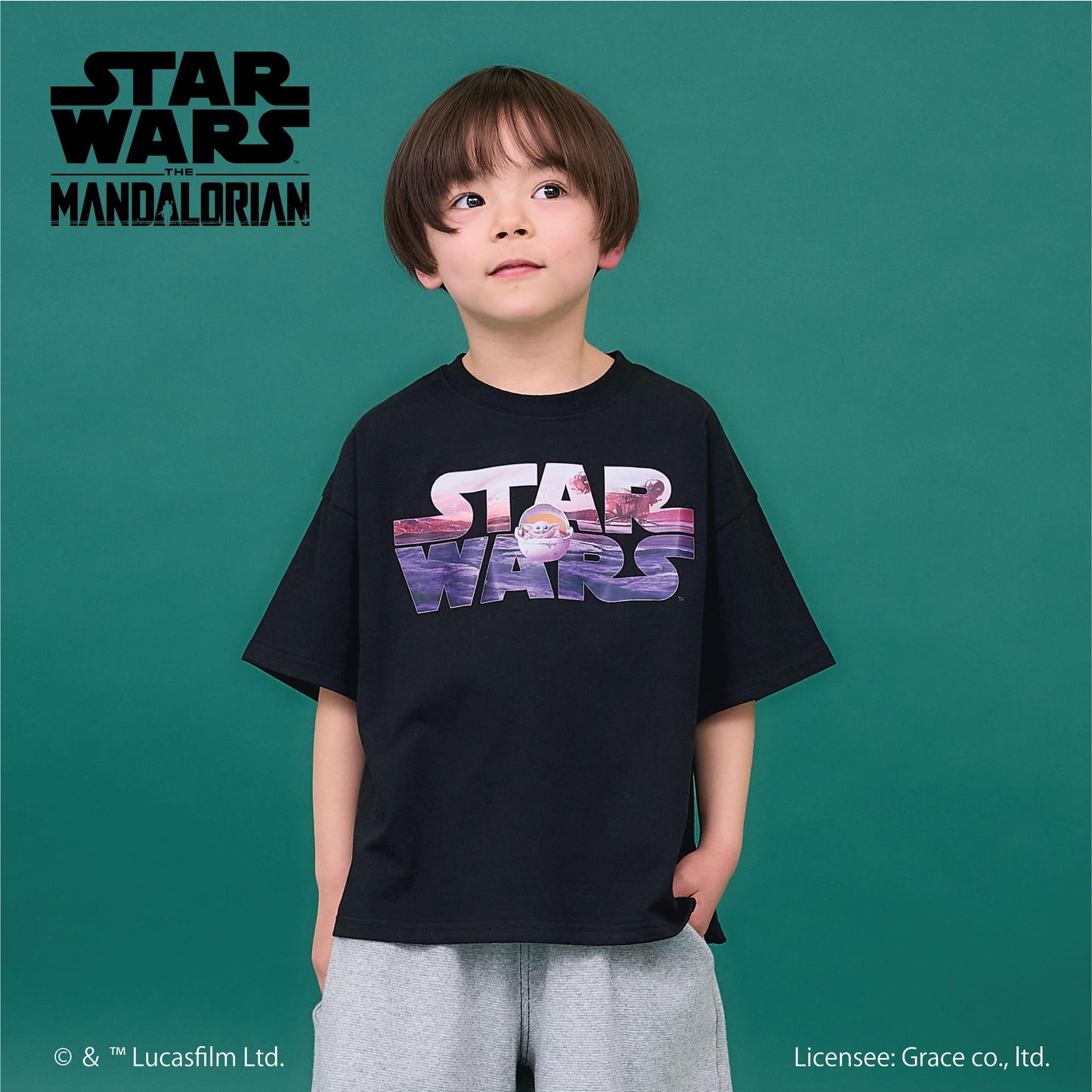 STAR WARS（星球大戰） ロゴプリントT恤 BIG款