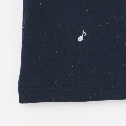 いないいないばあっ!（躲貓貓！） 刺繡音符系列 半袖T恤
