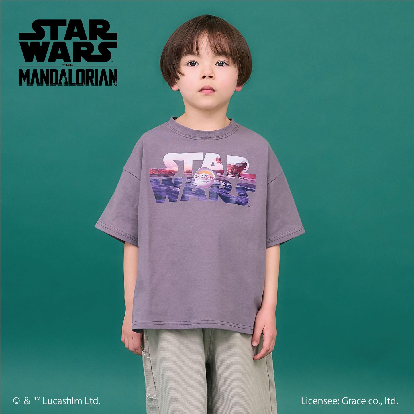 STAR WARS（星球大戰） ロゴプリントT恤 BIG款