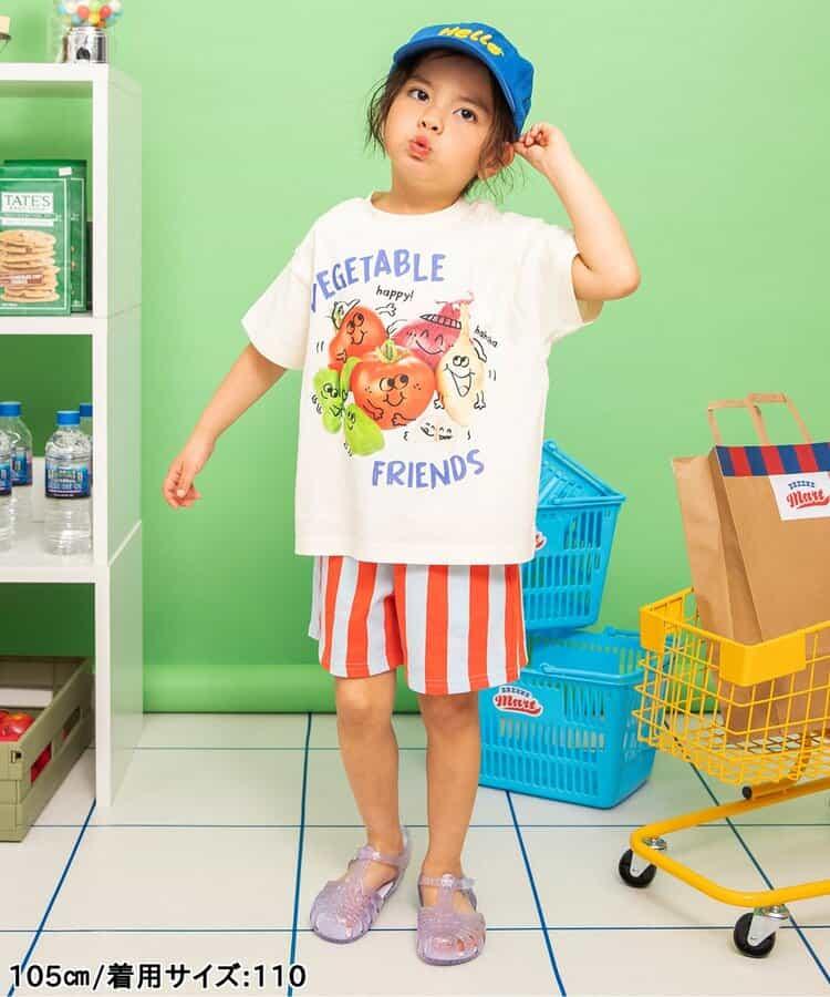 BREEZEMART 垃圾食品和蔬菜印花 T恤
