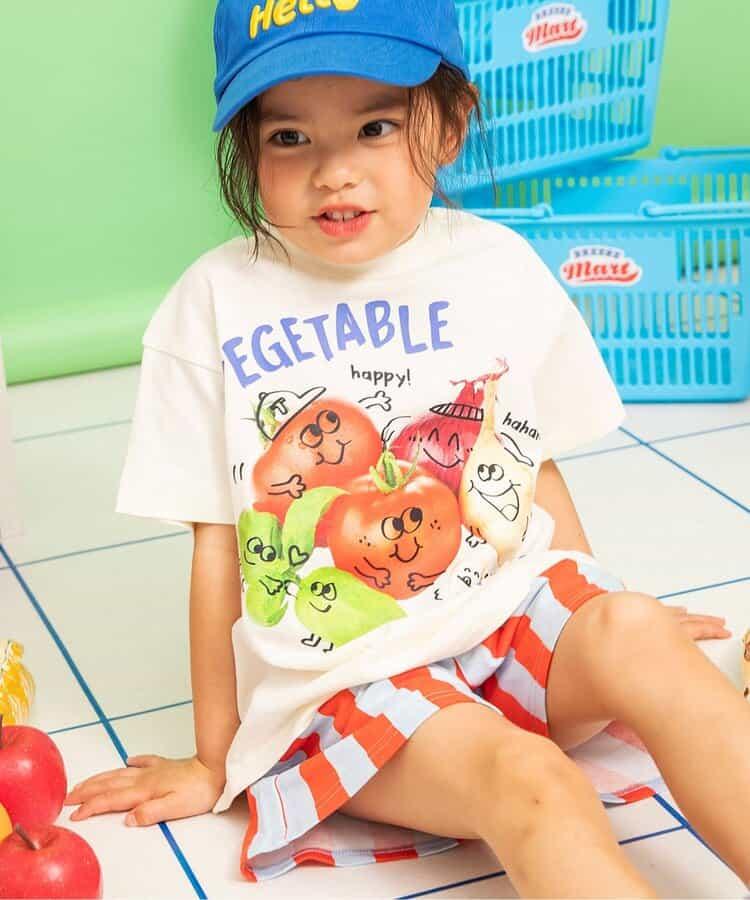BREEZEMART 垃圾食品和蔬菜印花 T恤