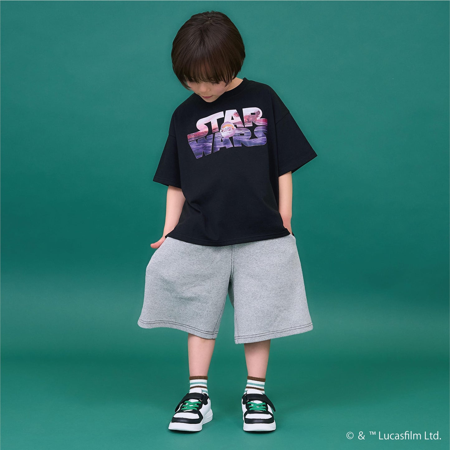STAR WARS（星球大戰） ロゴプリントT恤 BIG款