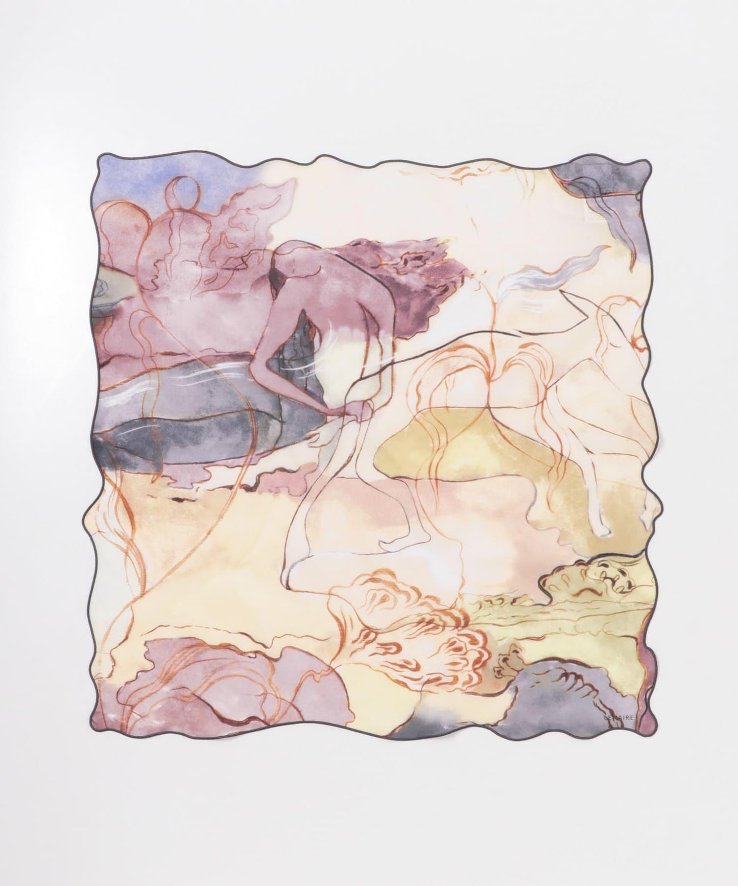 LEM《AIR》E AQUAREL IRREGULIE 圍巾