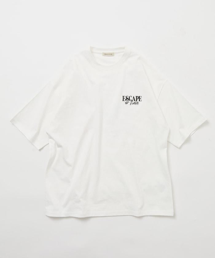 寬鬆版型 後背印花 圓領 FOREST BATHING MAN TEE T恤