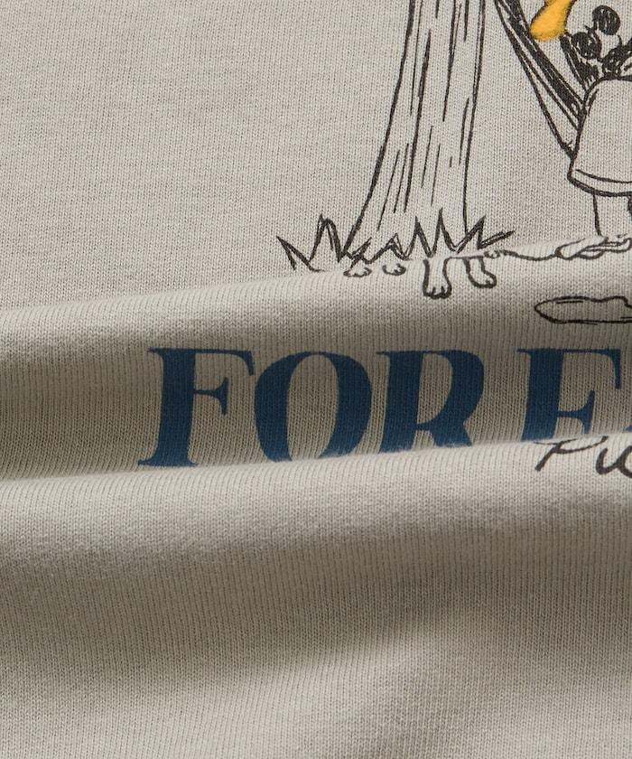 寬鬆版型 後背印花 圓領 FOREST BATHING MAN TEE T恤
