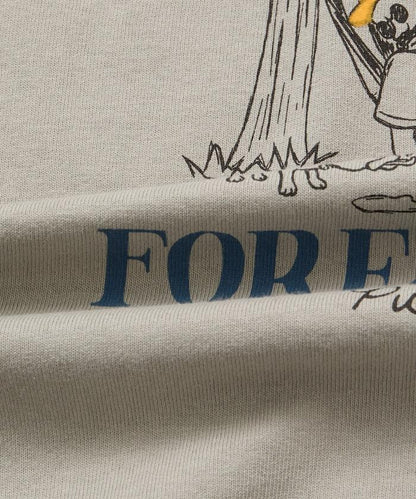 寬鬆版型 後背印花 圓領 FOREST BATHING MAN TEE T恤