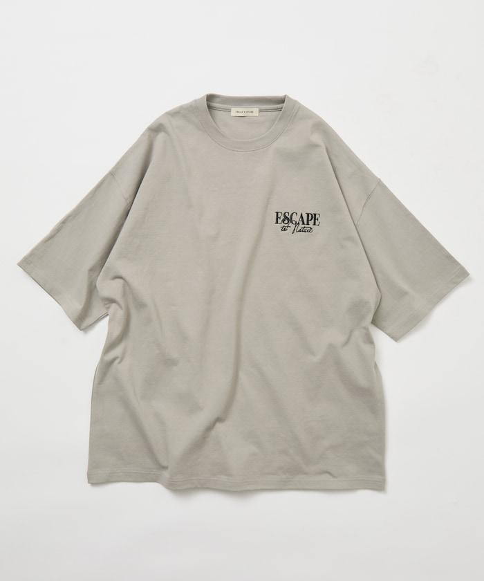 寬鬆版型 後背印花 圓領 FOREST BATHING MAN TEE T恤