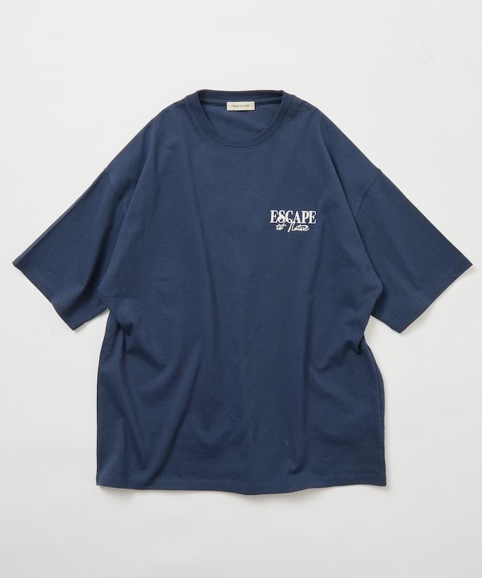 寬鬆版型 後背印花 圓領 FOREST BATHING MAN TEE T恤