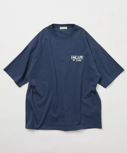 寬鬆版型 後背印花 圓領 FOREST BATHING MAN TEE T恤