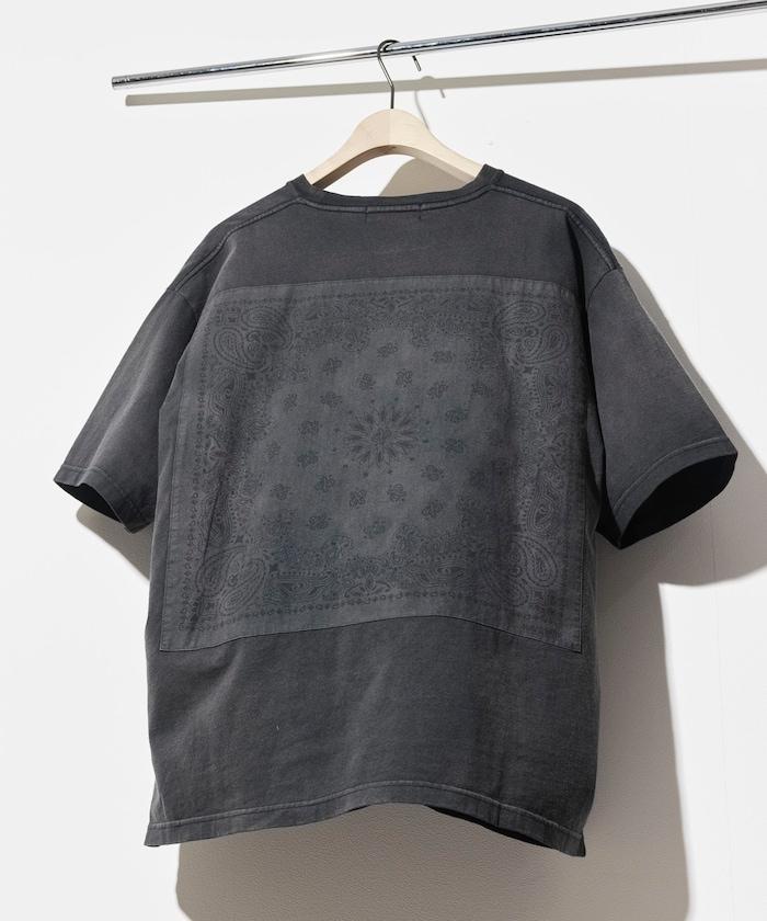 HAV-A-HANK×FREAK'S STORE ハバハンク 聯名 背部印花 頭巾設計 水洗做舊 圓領T恤