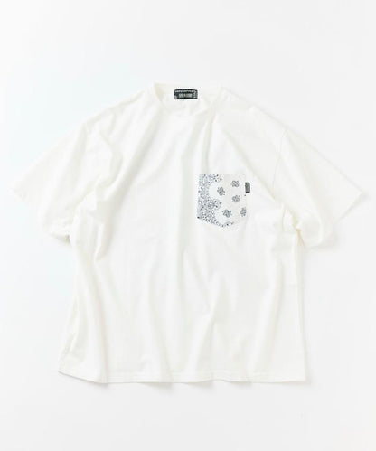HAV-A-HANK×FREAK'S STORE ハバハンク 聯名 背部印花 頭巾設計 水洗做舊 圓領T恤