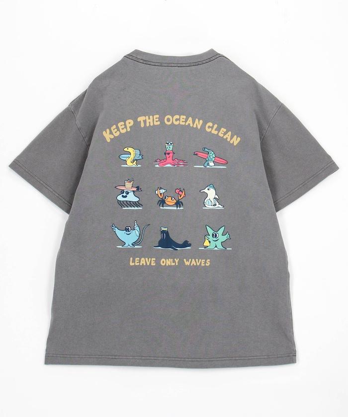 背部印花 圓領 Ocean Friends Tee T恤