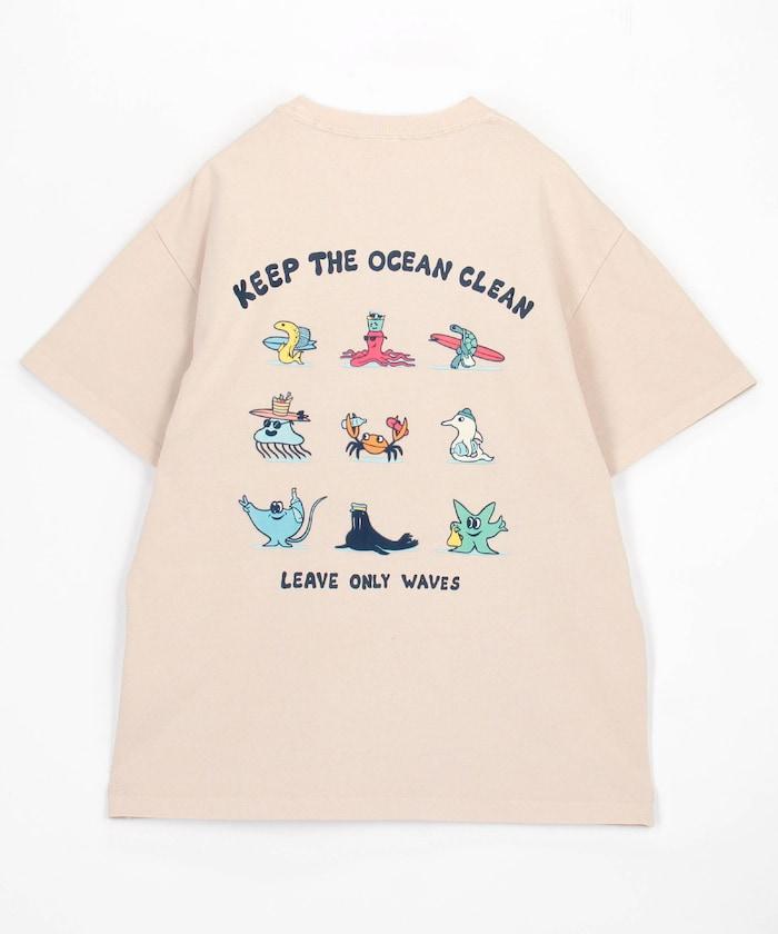 背部印花 圓領 Ocean Friends Tee T恤
