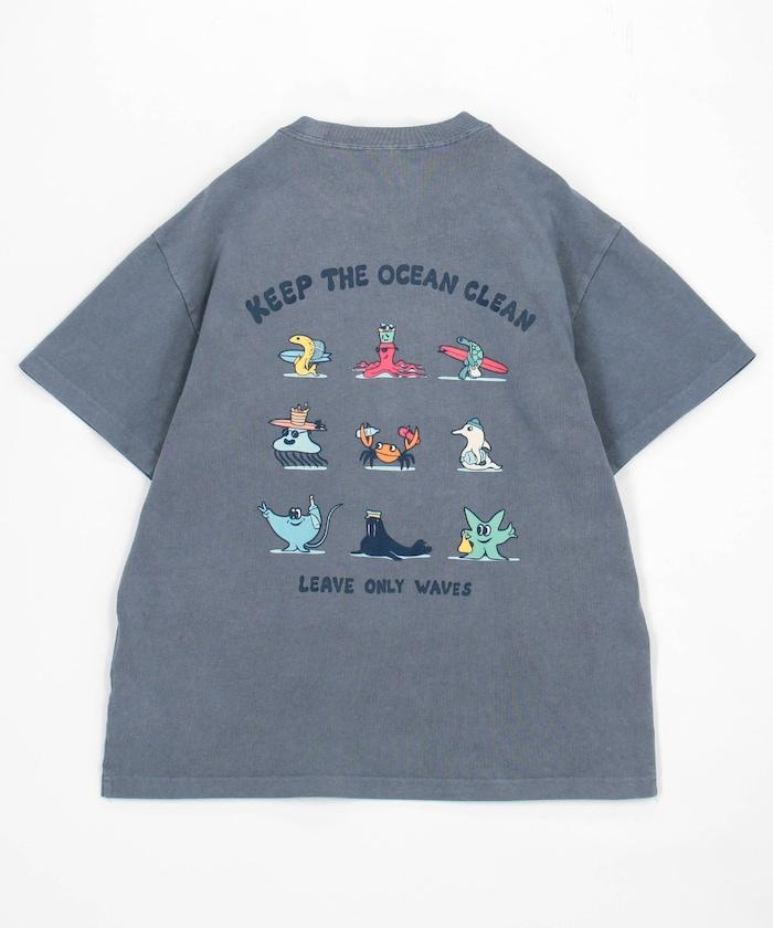 背部印花 圓領 Ocean Friends Tee T恤