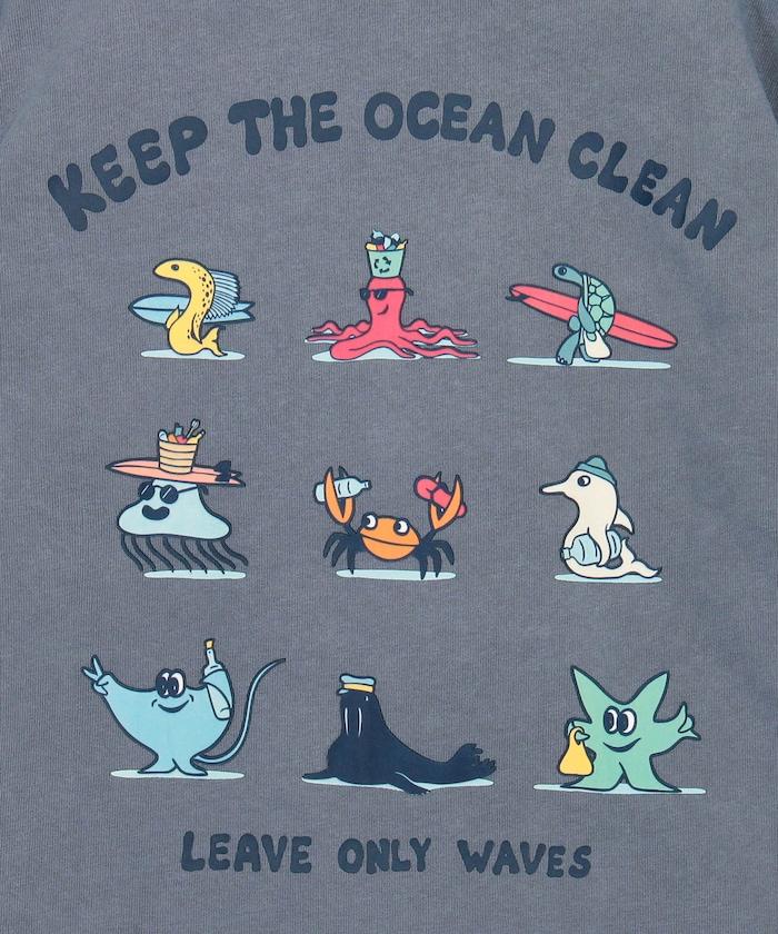 背部印花 圓領 Ocean Friends Tee T恤