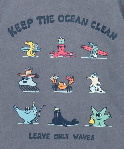 背部印花 圓領 Ocean Friends Tee T恤