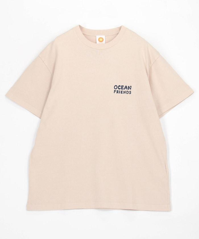 背部印花 圓領 Ocean Friends Tee T恤