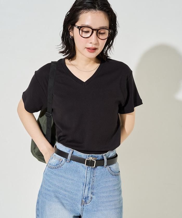 抗菌防臭 接觸涼感 MINT V領 短袖T恤