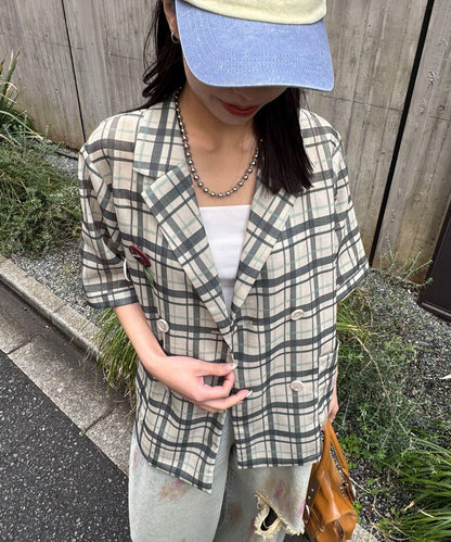 Ciaopanic 網眼 西裝版型 附缶バッジ套裝 西裝外套