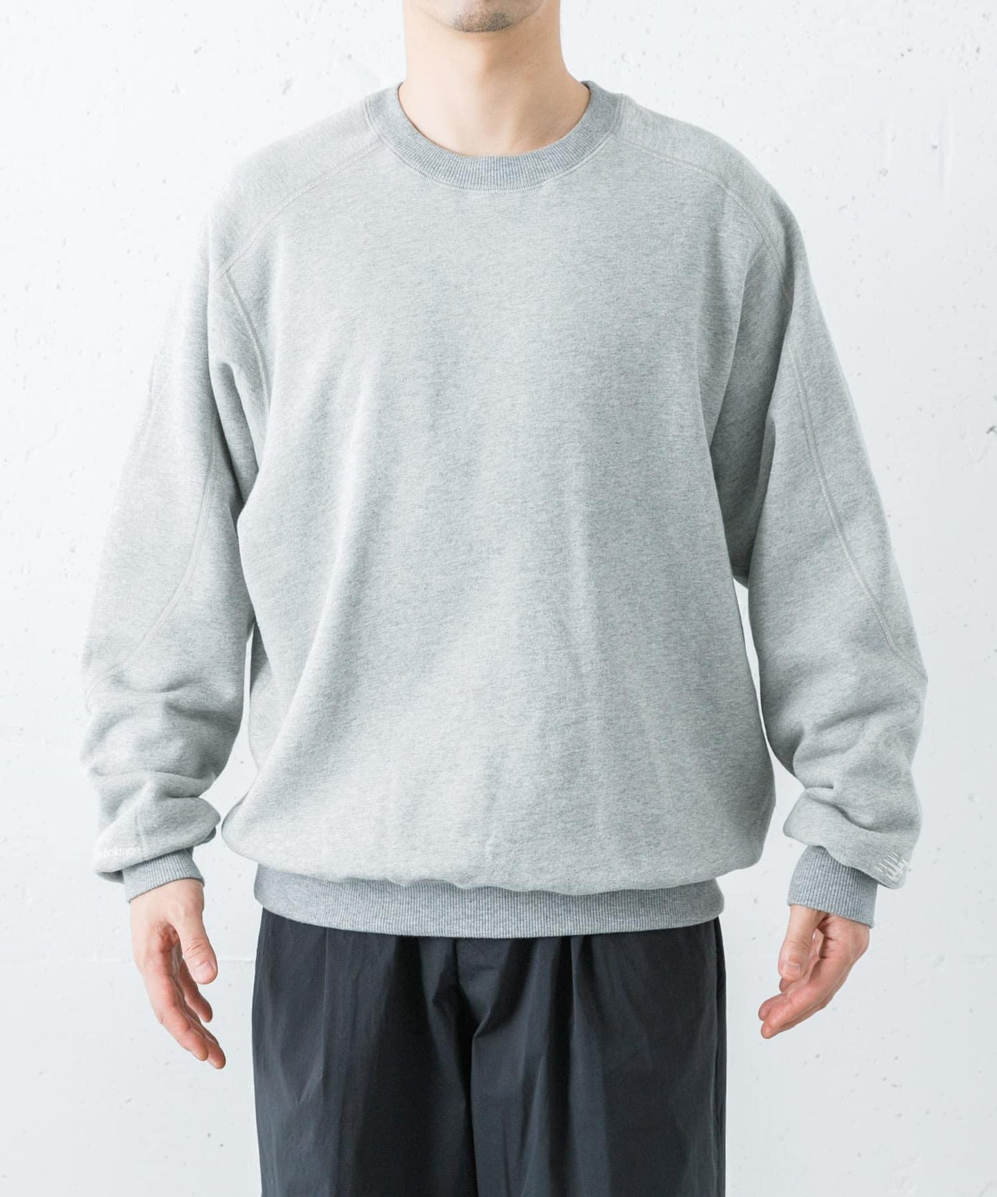NEW BALANCE NB GREY 寬鬆版型 圓領衛衣