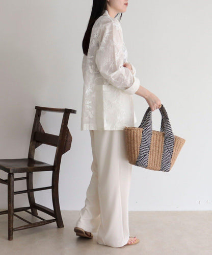 MADE IN INDIA 薄紗刺繡夾克