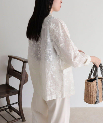 MADE IN INDIA 薄紗刺繡夾克