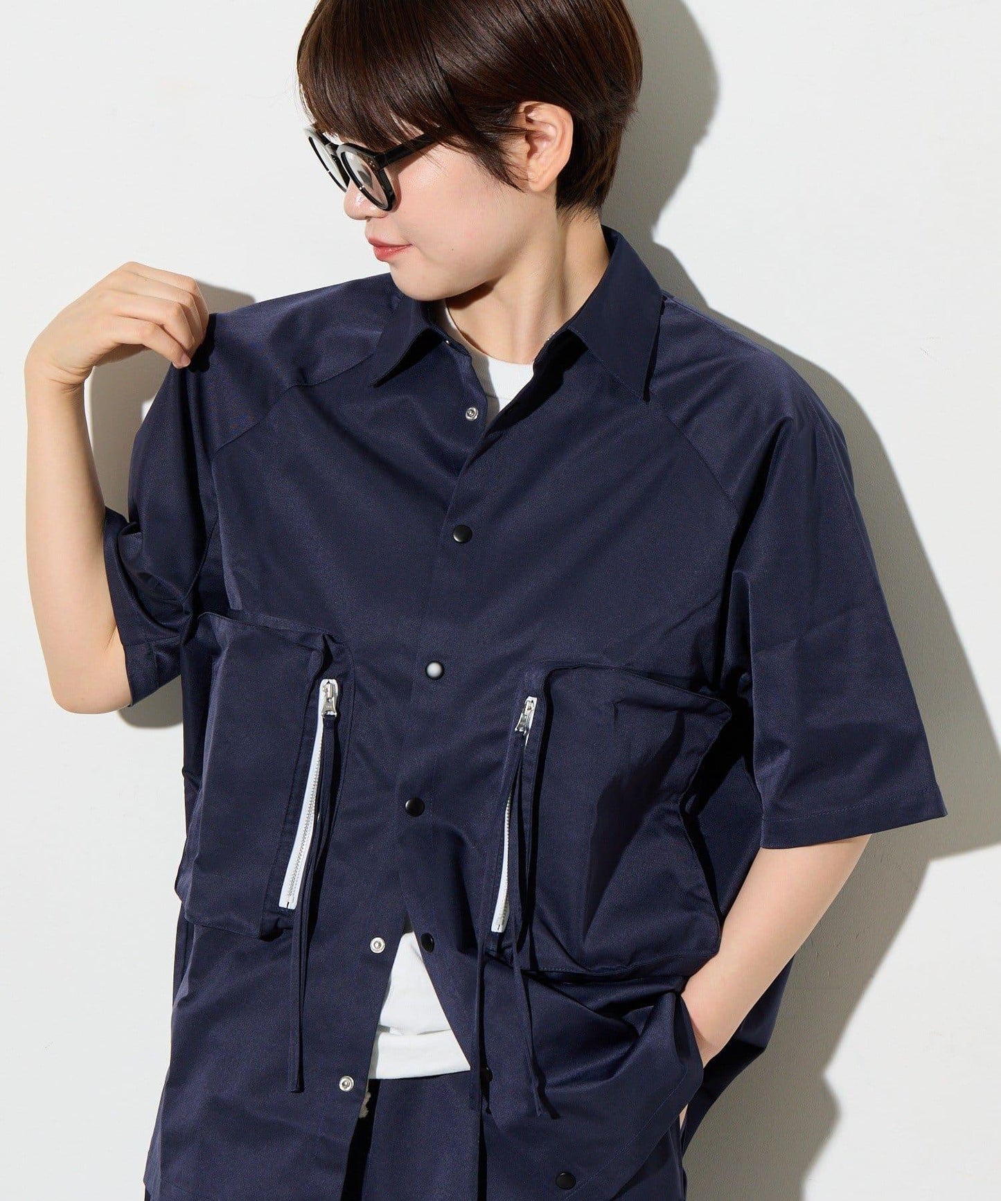 B-DAY STORE 大口袋設計襯衫