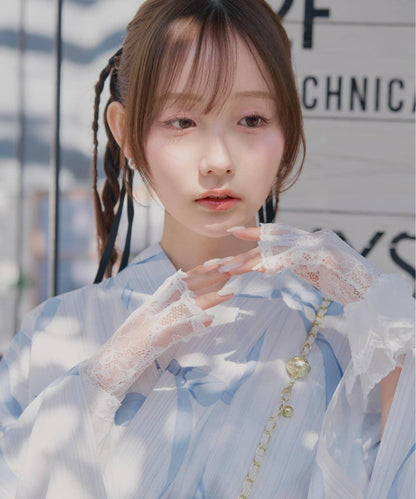 浴衣collection 混合圖案 浴衣三件套