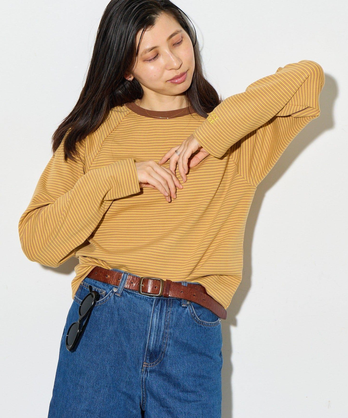 B-DAY STORE 條紋針織上衣