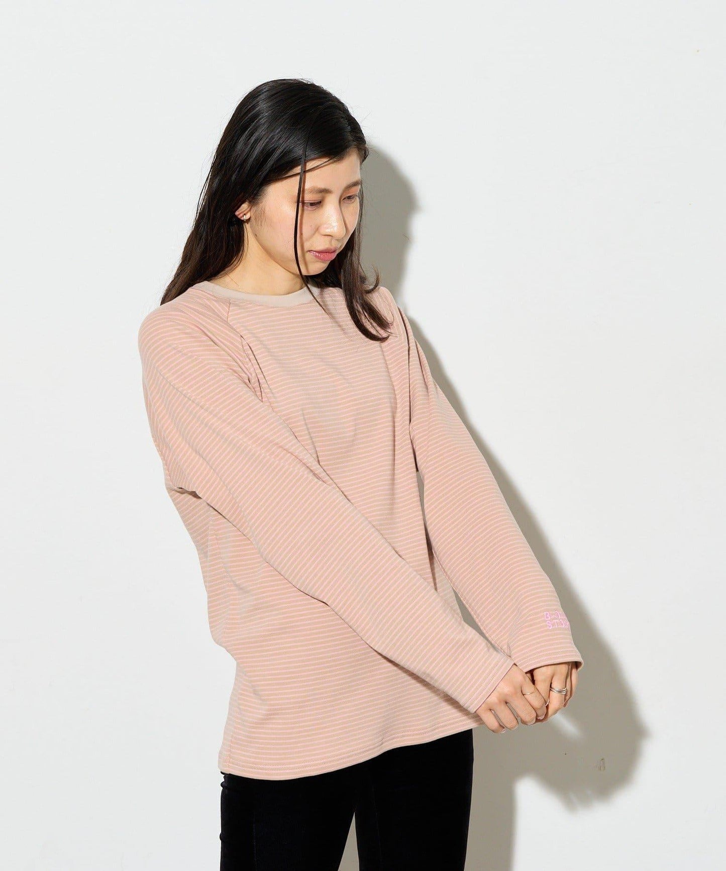 B-DAY STORE 條紋針織上衣