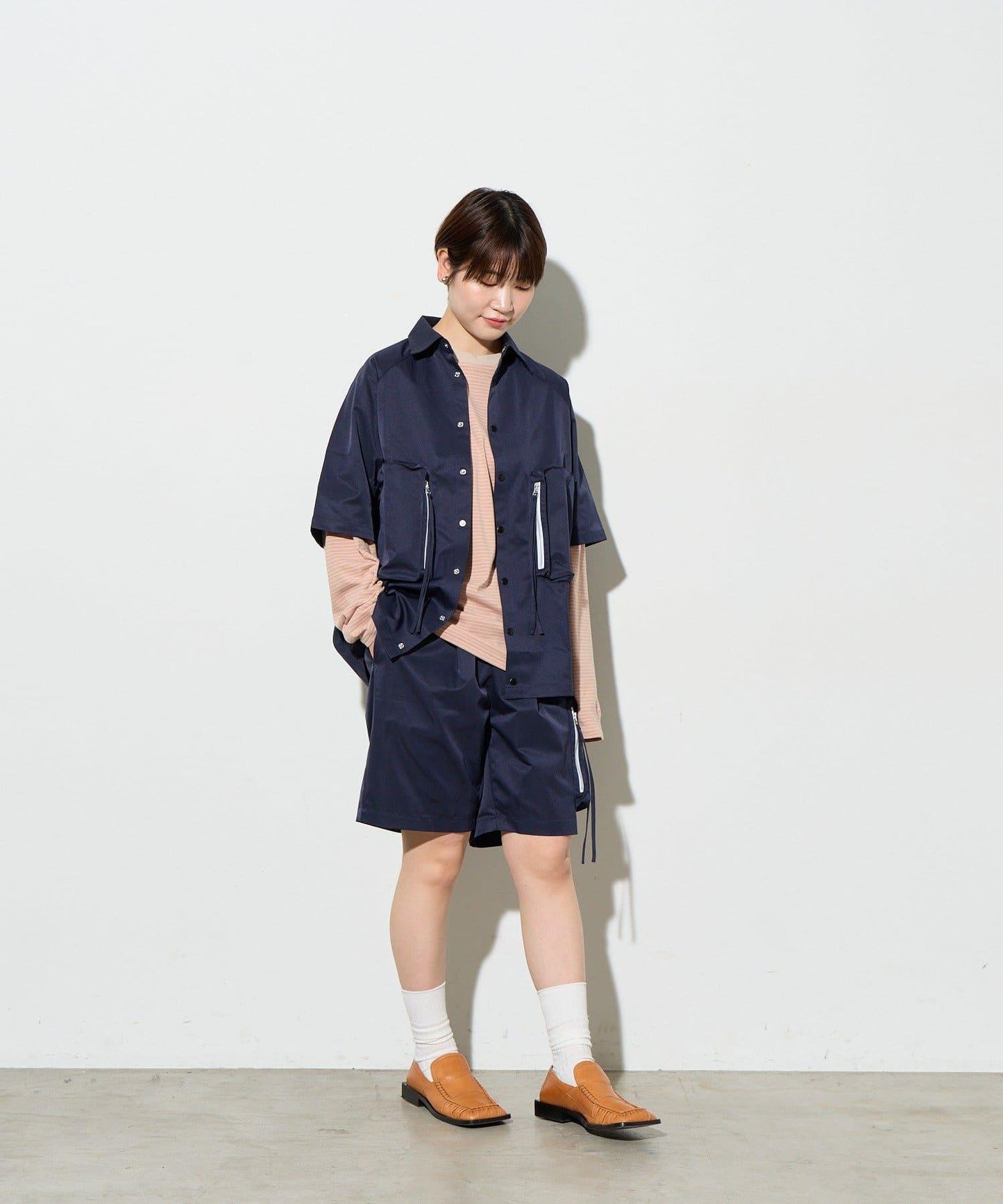 B-DAY STORE 條紋針織上衣