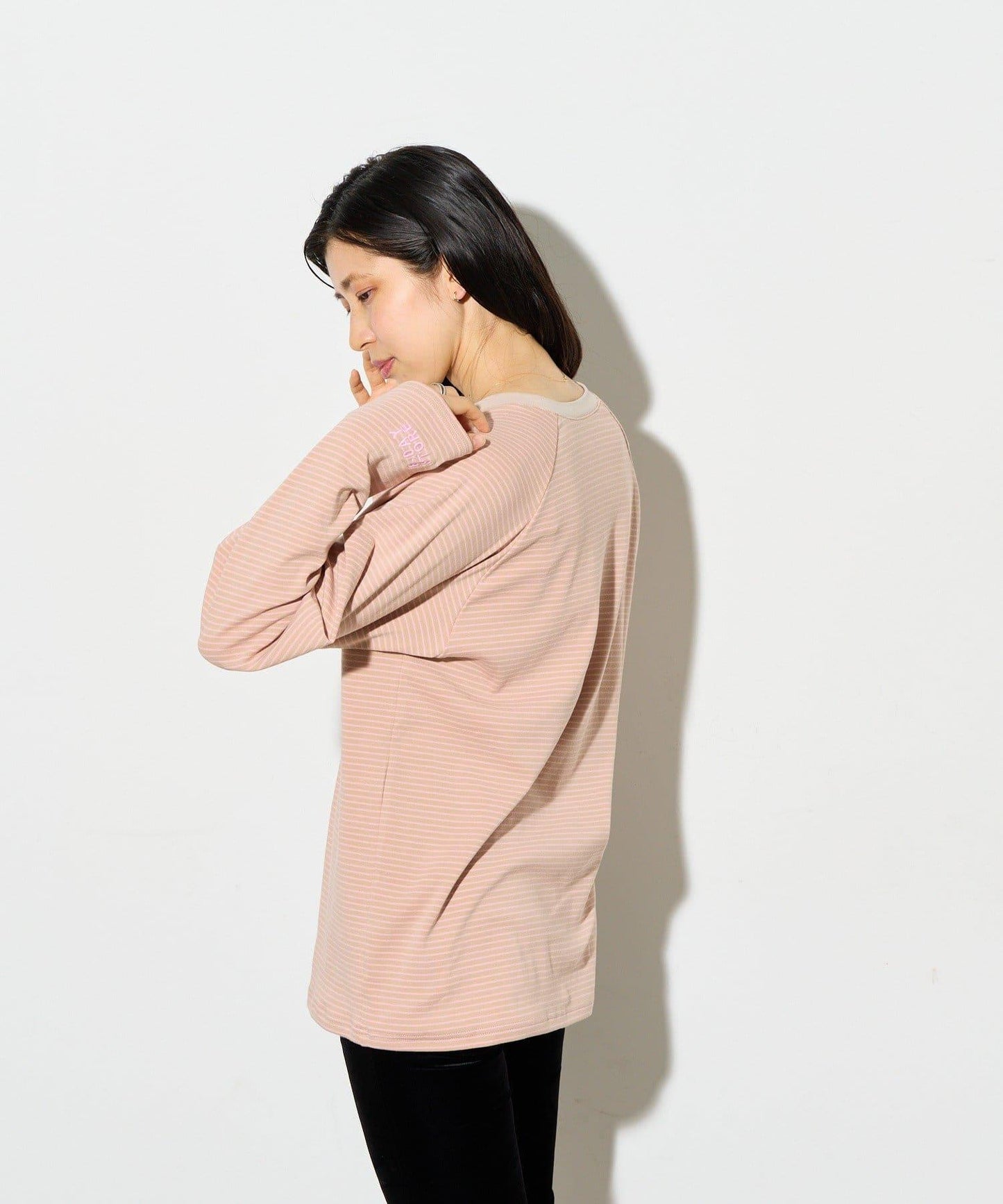 B-DAY STORE 條紋針織上衣