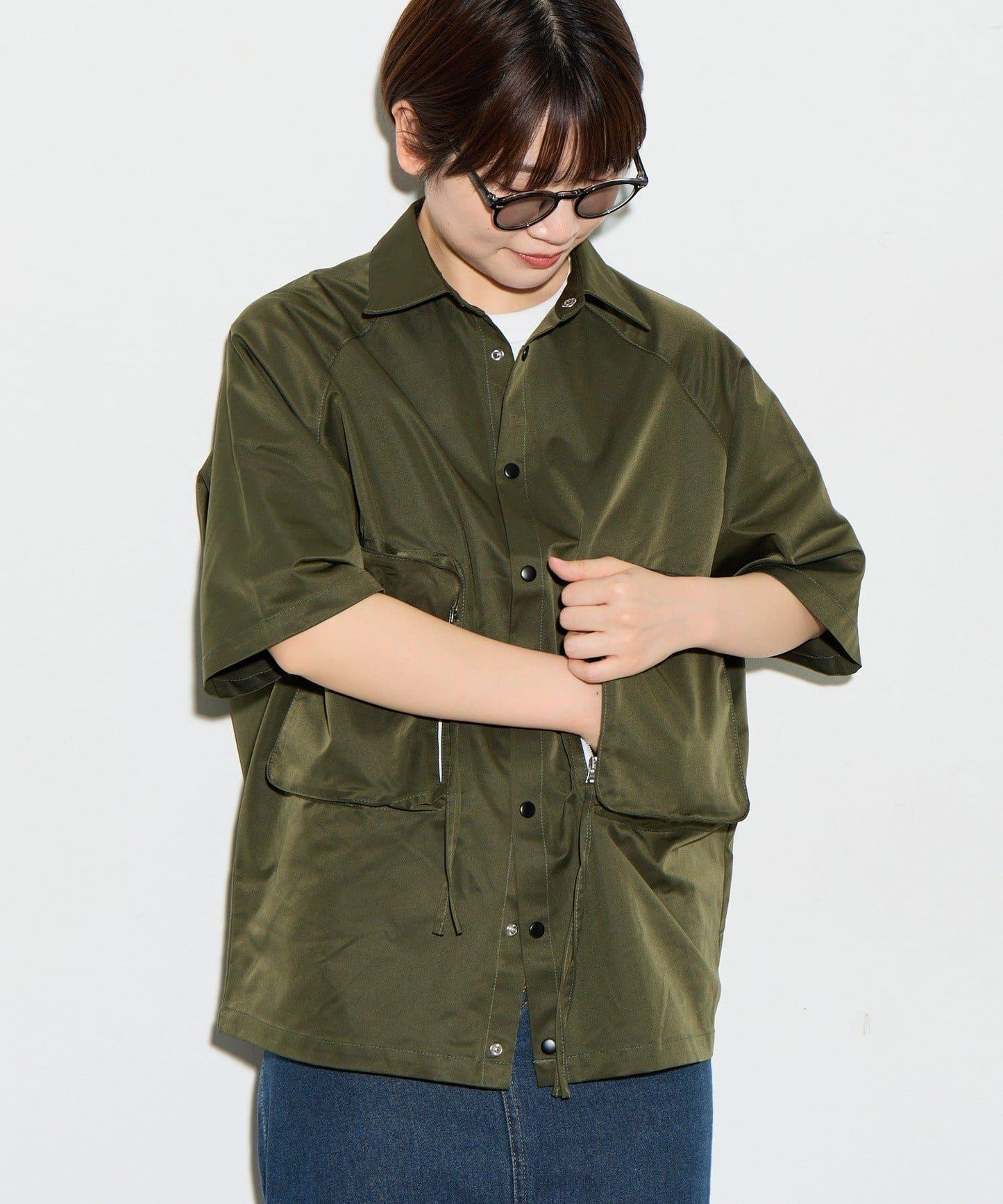 B-DAY STORE 大口袋設計襯衫