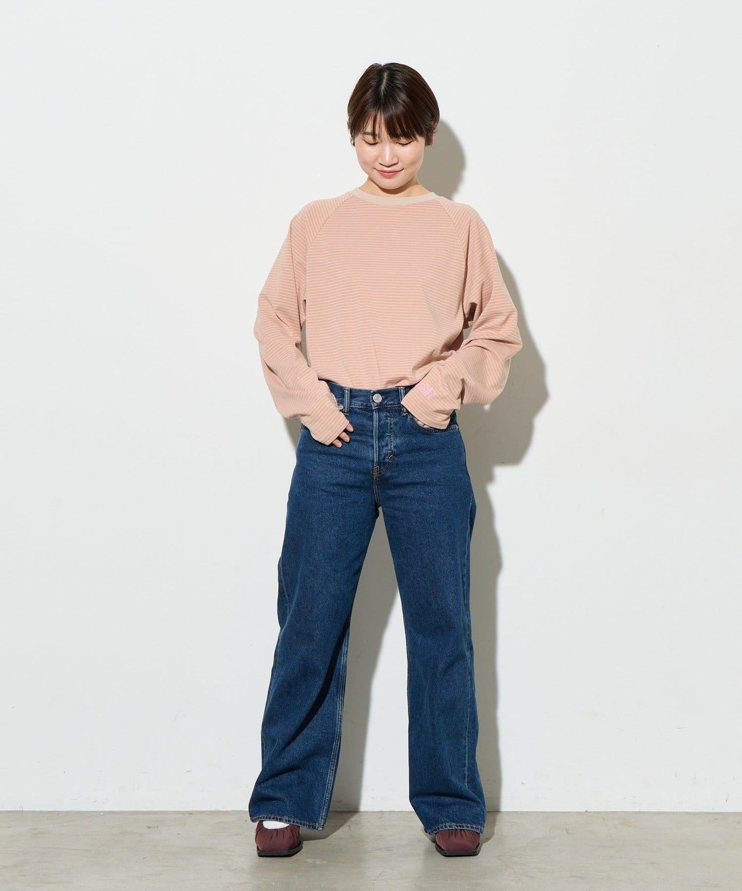 B-DAY STORE 條紋針織上衣