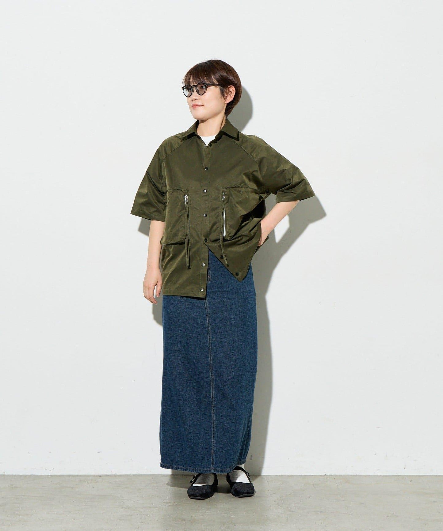 B-DAY STORE 大口袋設計襯衫