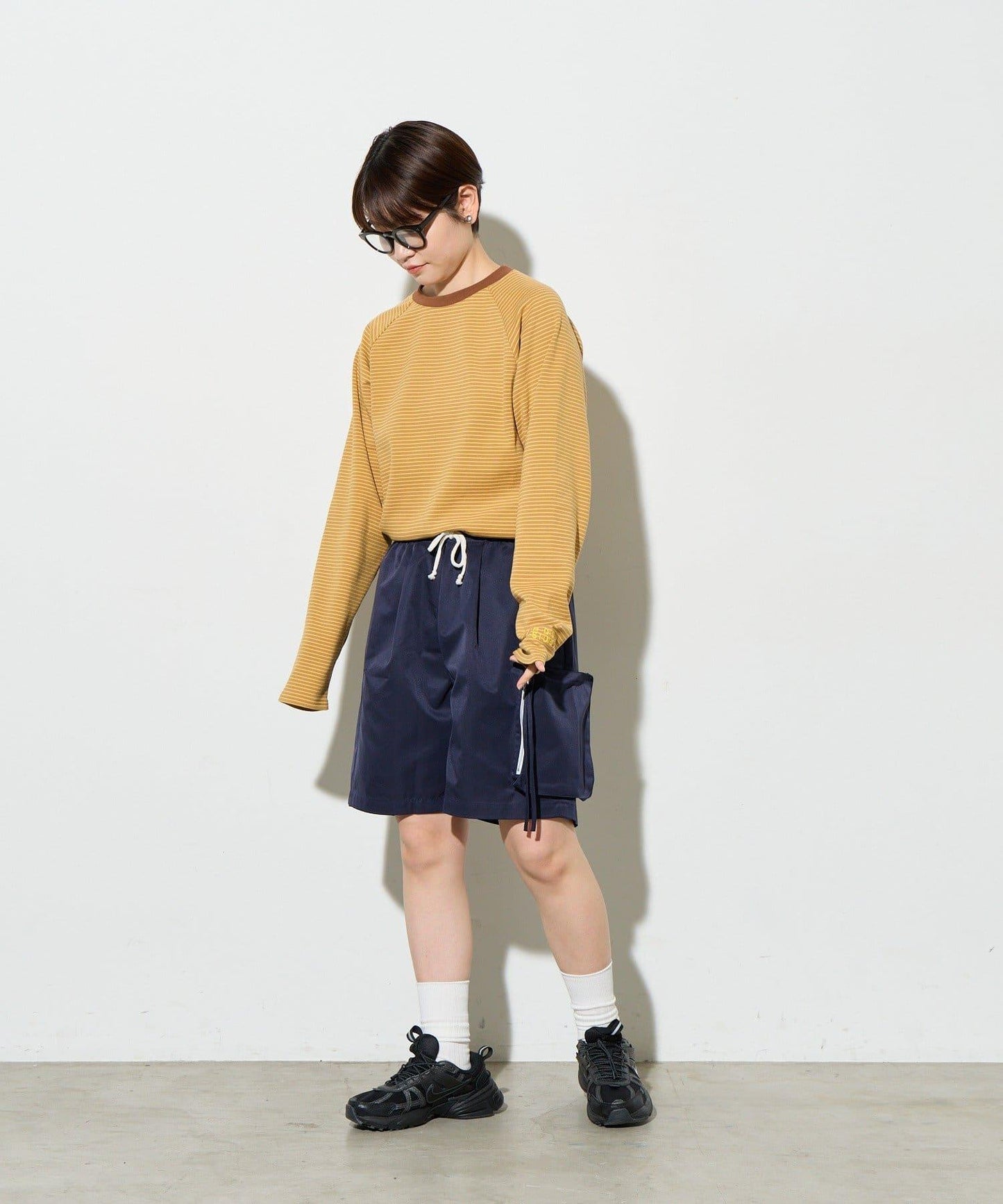 B-DAY STORE 條紋針織上衣