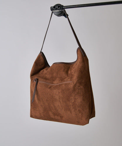 麂皮褶襉 Un coeur suede drape one shoulder 單肩包