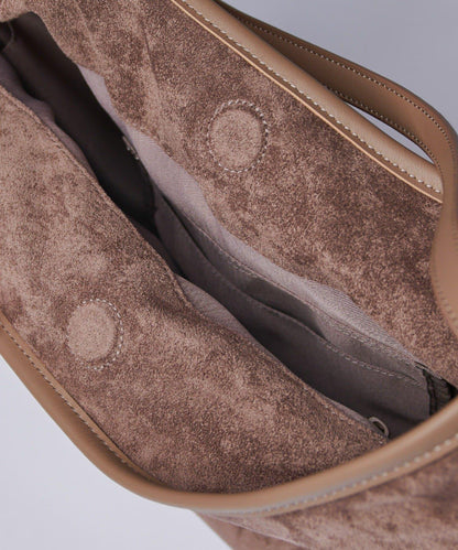 麂皮褶襉 Un coeur suede drape one shoulder 單肩包