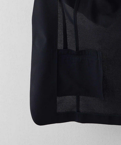 輕薄透視無領設計夾克