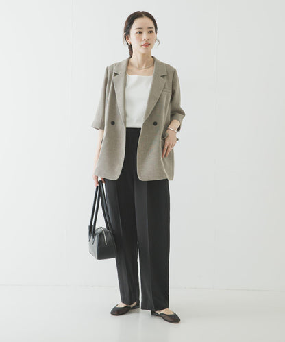 三尺碼可選 休閒錐形 府綢 褲子