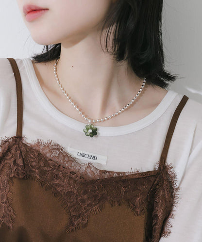 彩色花朵 多用設計 項鍊