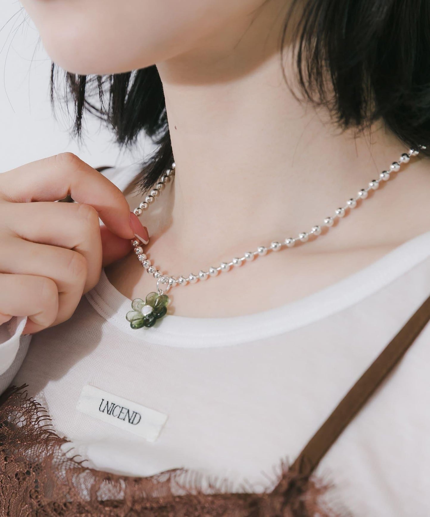 彩色花朵 多用設計 項鍊