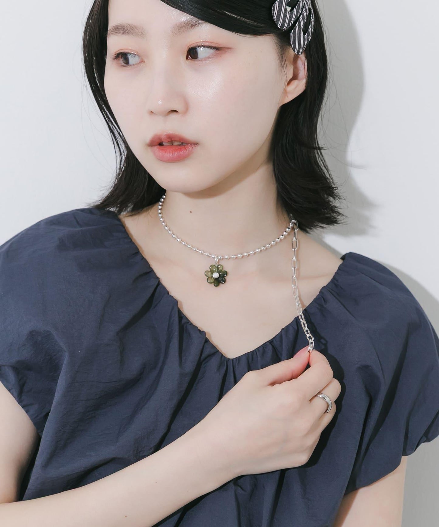 彩色花朵 多用設計 項鍊