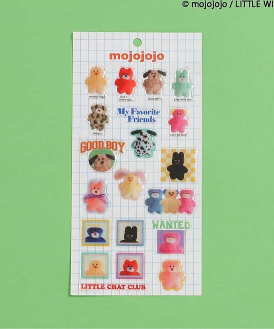 mojojojo 光澤樹脂貼紙