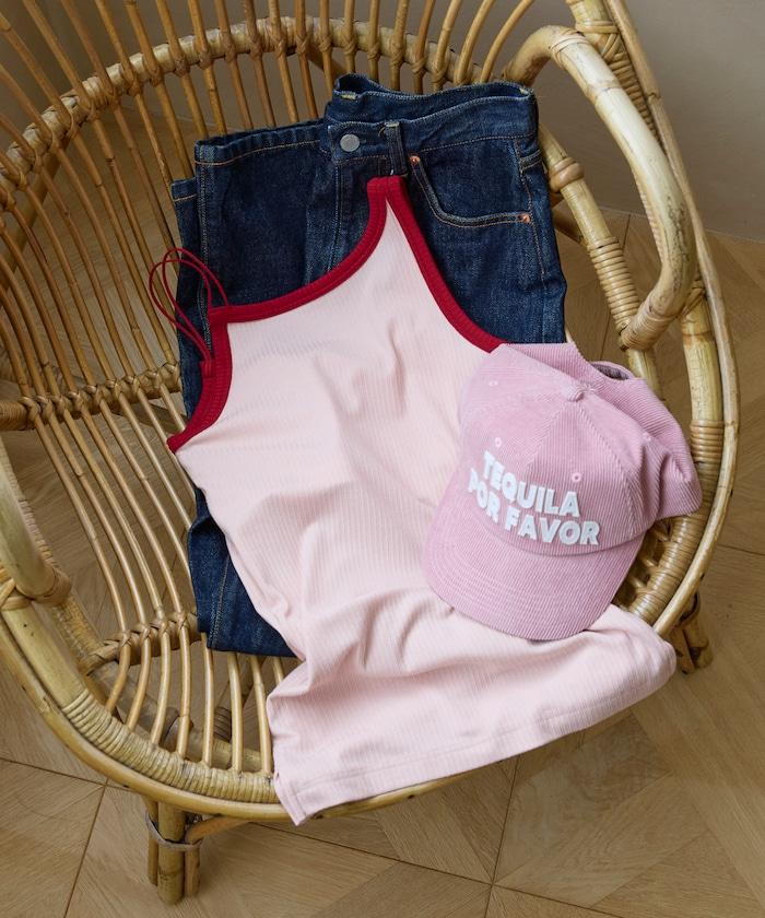 Beach & Festival 不對稱設計 帶胸墊 吊帶背心