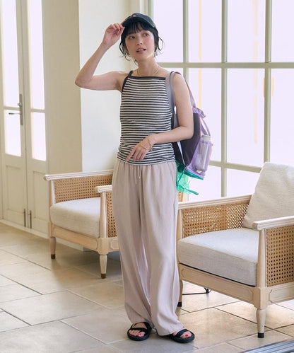 Beach & Festival 帶胸墊 條紋 吊帶背心