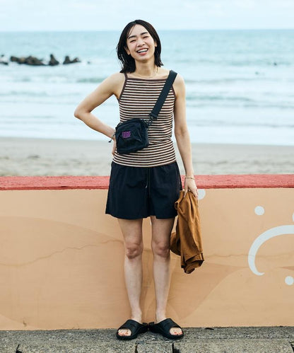Beach & Festival 帶胸墊 條紋 吊帶背心